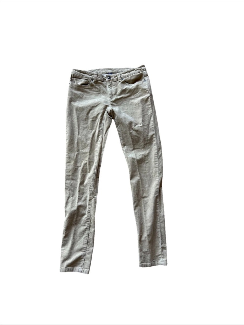 Patagonia Women's Organic Cotton Beige Corduroy Slim Pants Size 29 32x31
